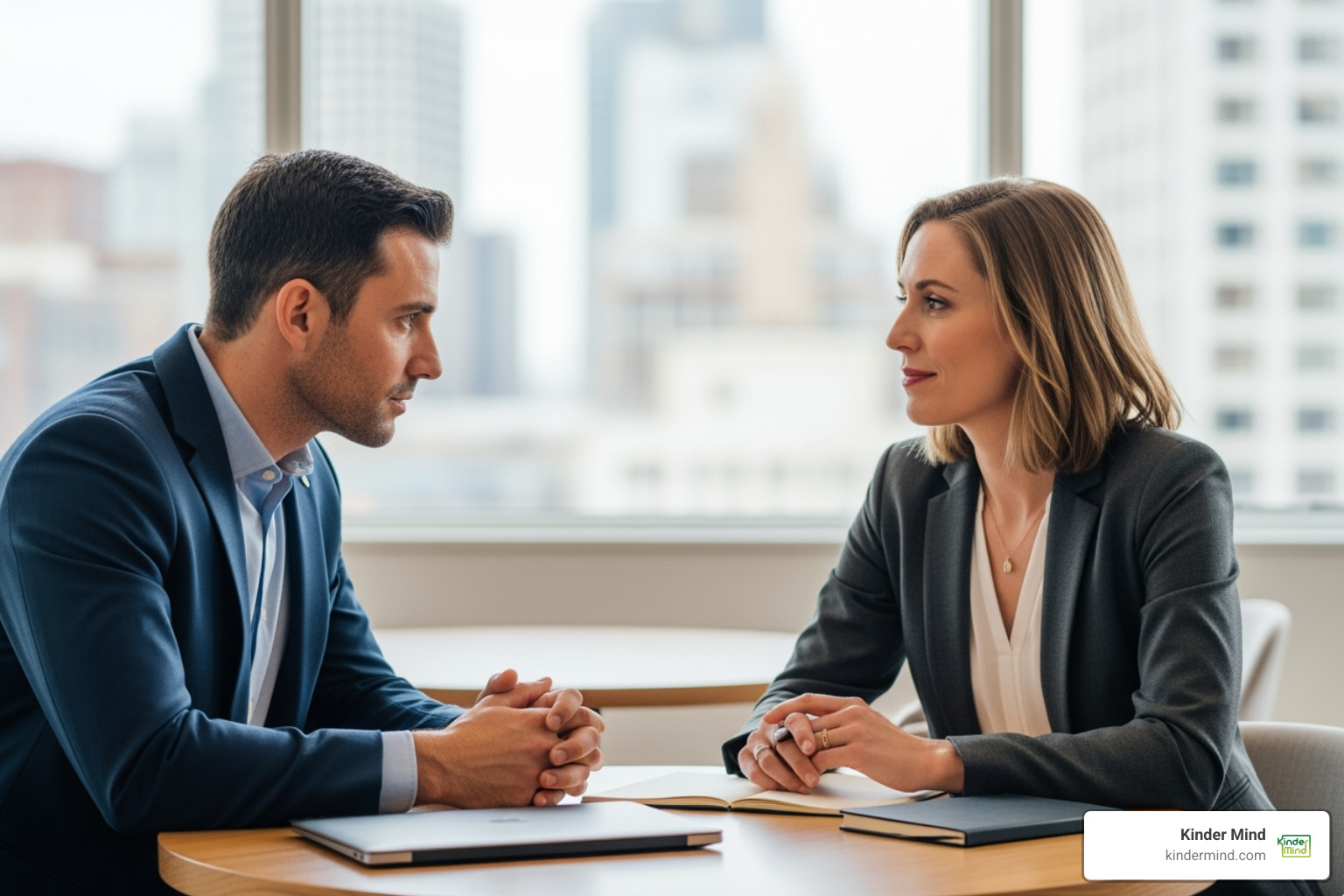 two people having a serious, respectful conversation - Consent in polyamory