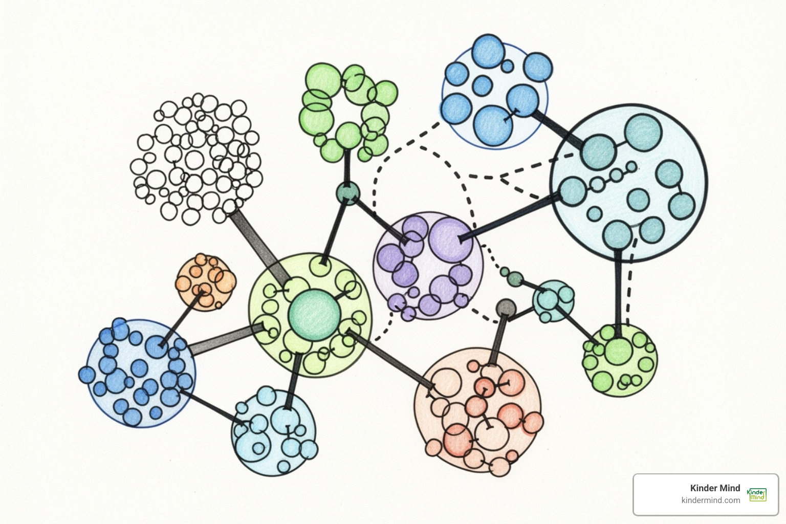 interconnected circles representing different relationship types, with labels for monogamy, polyamory, open relationships, and relationship anarchy - polyamorous couples counseling
