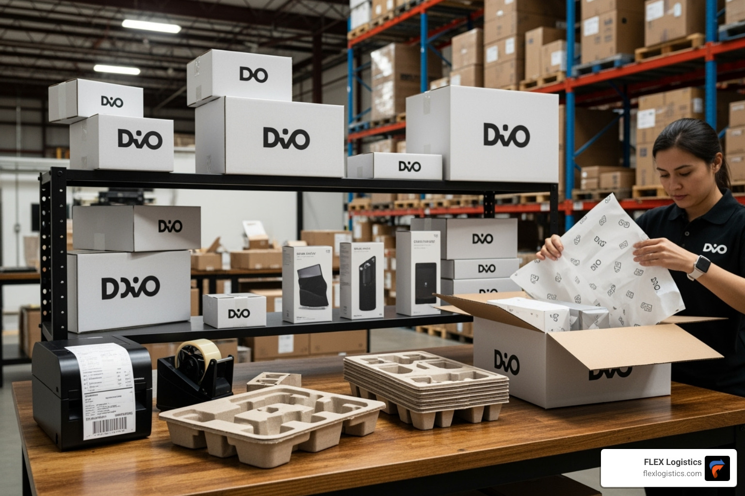 branded boxes and custom packing materials - 3pl value add services