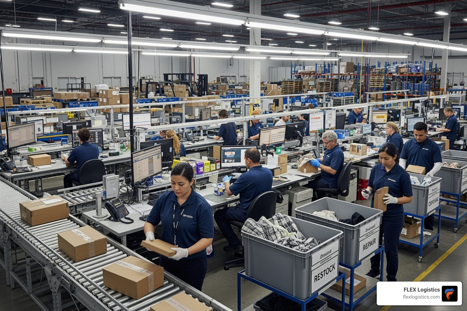 returns processing station - 3pl value add services