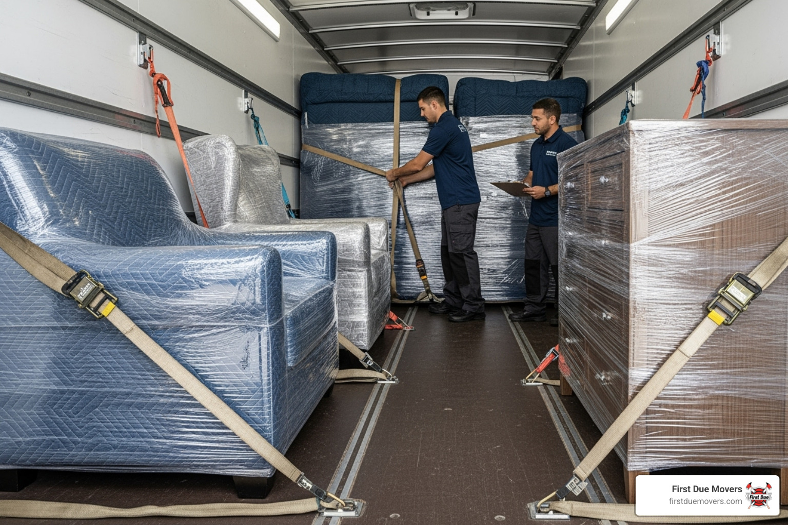 furniture securely wrapped in moving blankets and shrink wrap inside a moving truck - best rated furniture & large item moves in maple valley wa furniture securely wrapped in moving blankets and shrink wrap inside a moving truck - best rated furniture & large item moves in maple valley wa