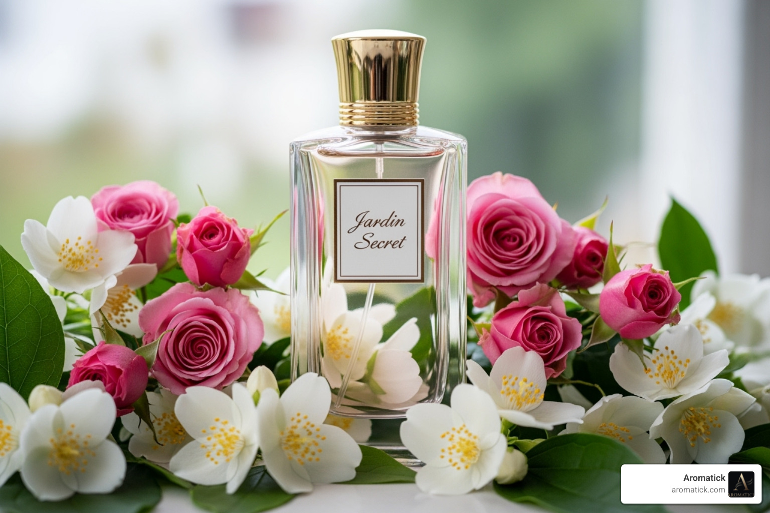 perfume bottle surrounded by fresh jasmine and roses - cheap designer perfumes for ladies perfume bottle surrounded by fresh jasmine and roses - cheap designer perfumes for ladies