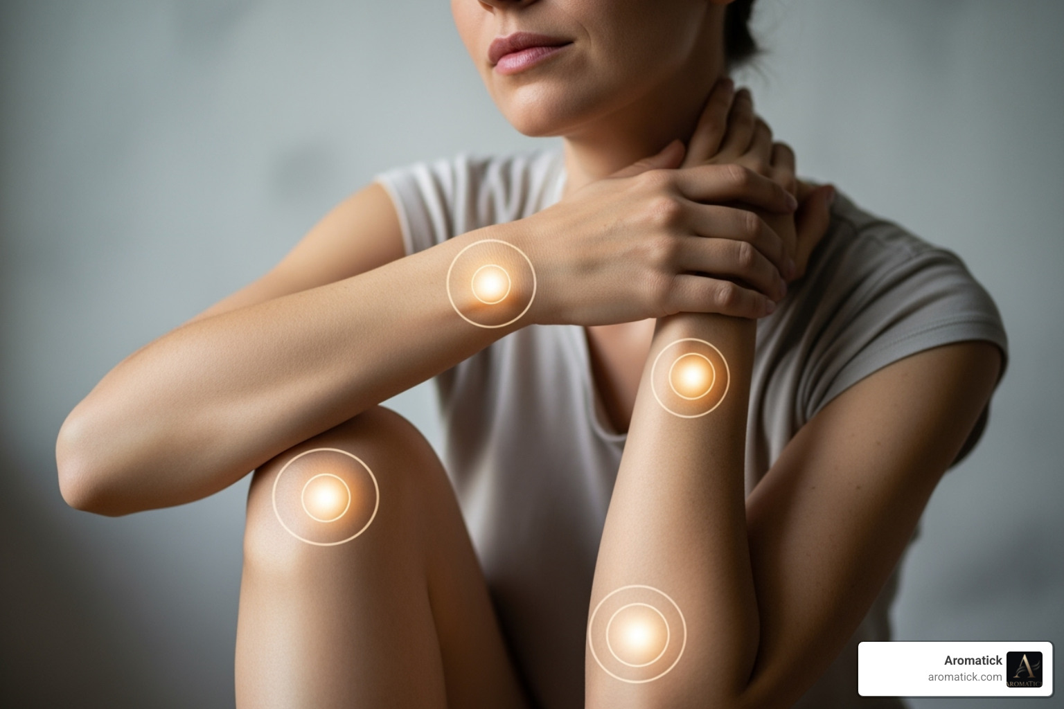 Image illustrating pulse points on the body: wrists, neck, behind knees, inside elbows - long lasting perfumes Image illustrating pulse points on the body: wrists, neck, behind knees, inside elbows - long lasting perfumes