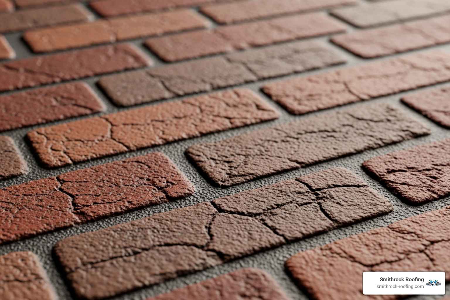 close-up shot showing the texture and detail of a high-quality brick veneer vinyl panel - brick veneer vinyl siding