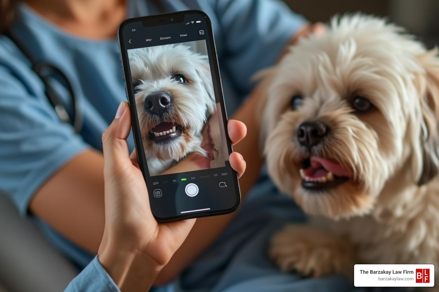 Person taking a photo of a bite wound on their arm with a smartphone - west palm beach dog bite attorney Person taking a photo of a bite wound on their arm with a smartphone - west palm beach dog bite attorney
