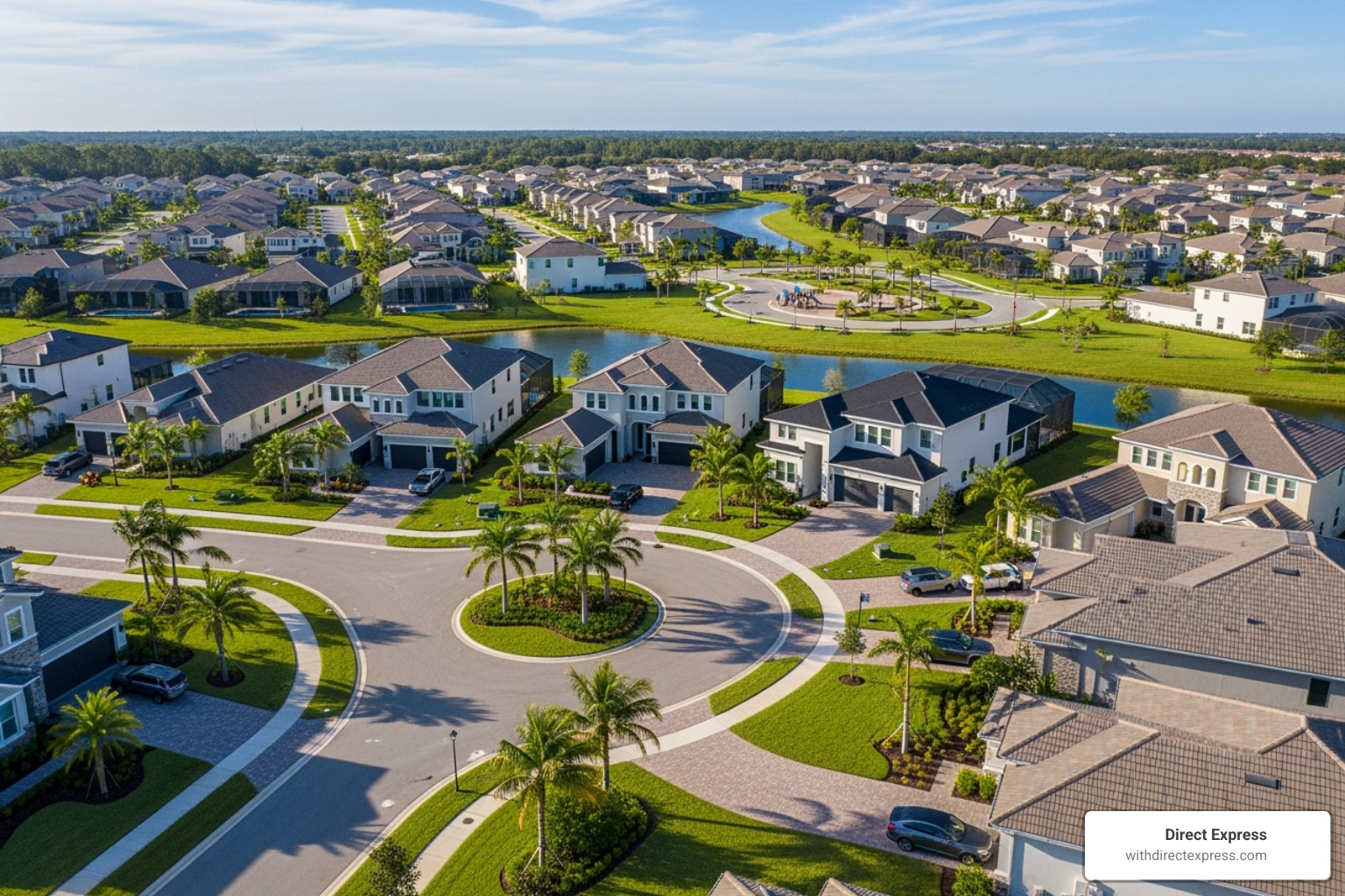 New construction neighborhood in Florida - houses in florida
