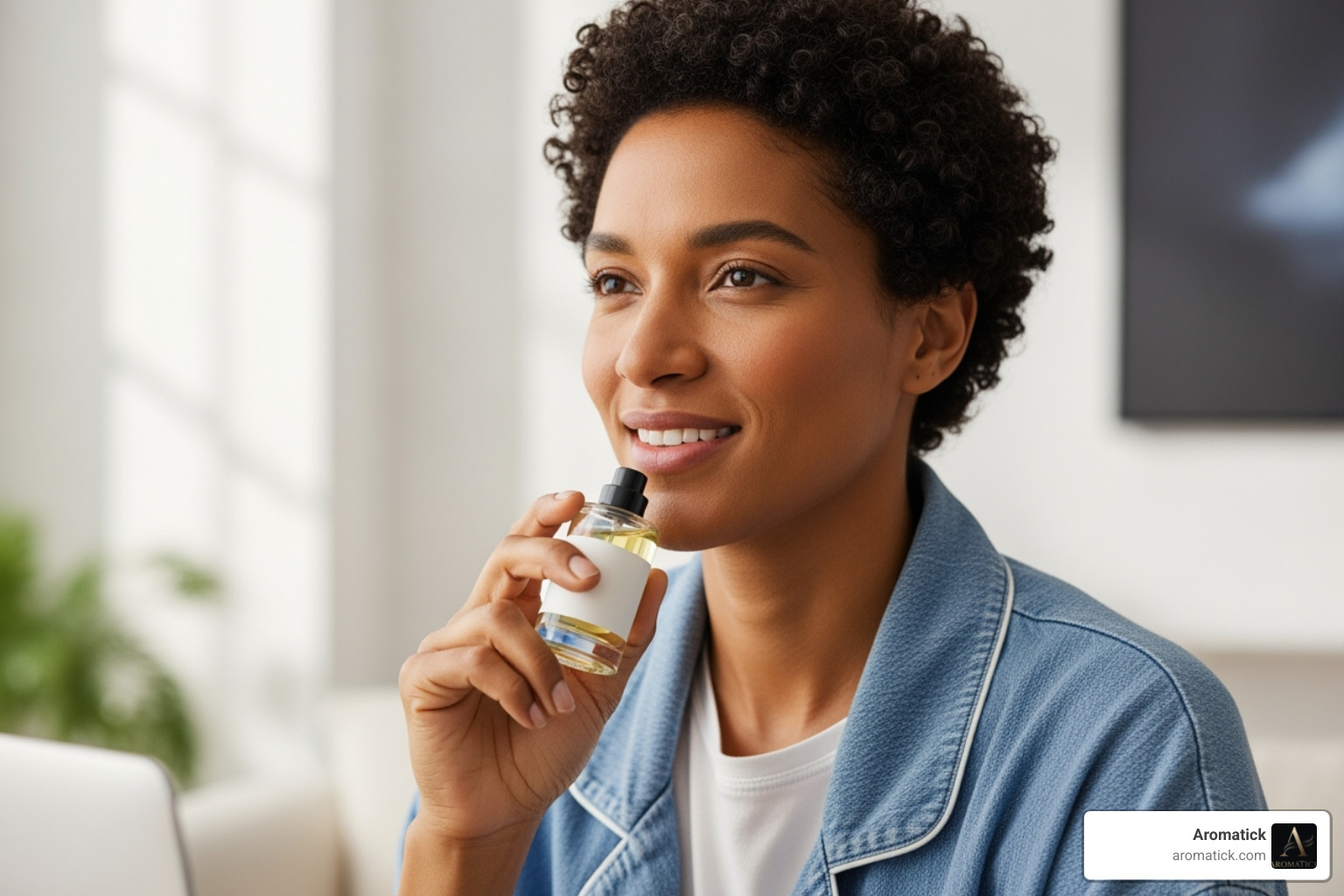 person confidently smiling, implying effect of great scent - buy discount cologne person confidently smiling, implying effect of great scent - buy discount cologne