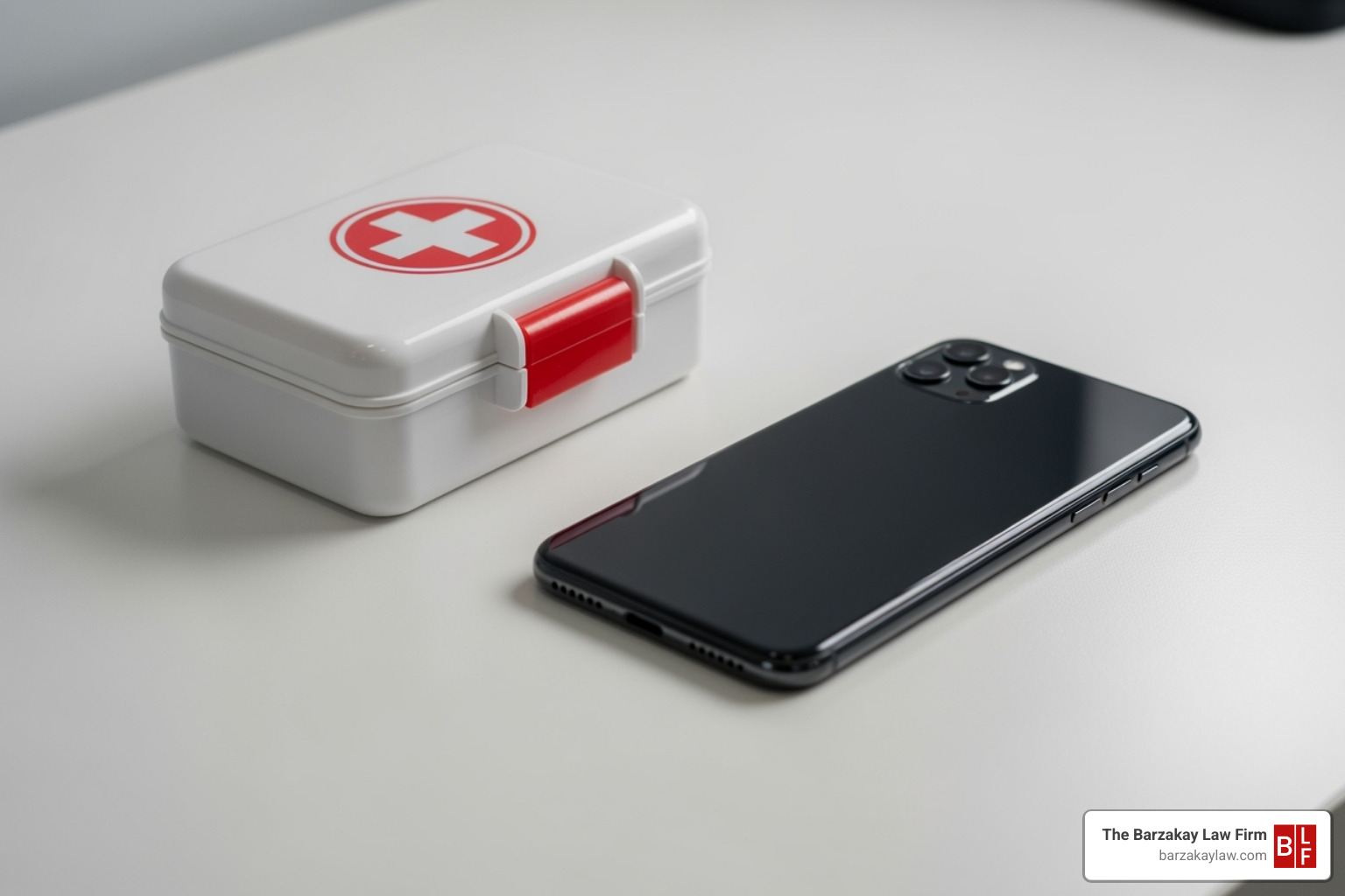 first-aid kit and phone - dog bite law firm west palm beach