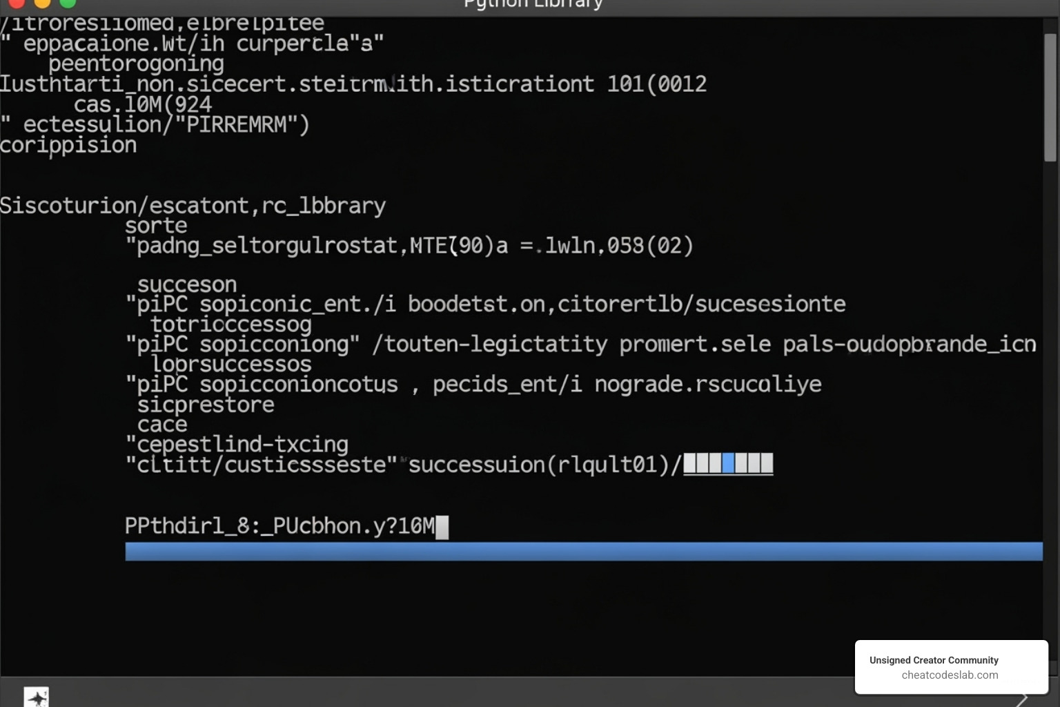 Terminal window showing the installation of the OpenAI library - ChatGPT API tutorial