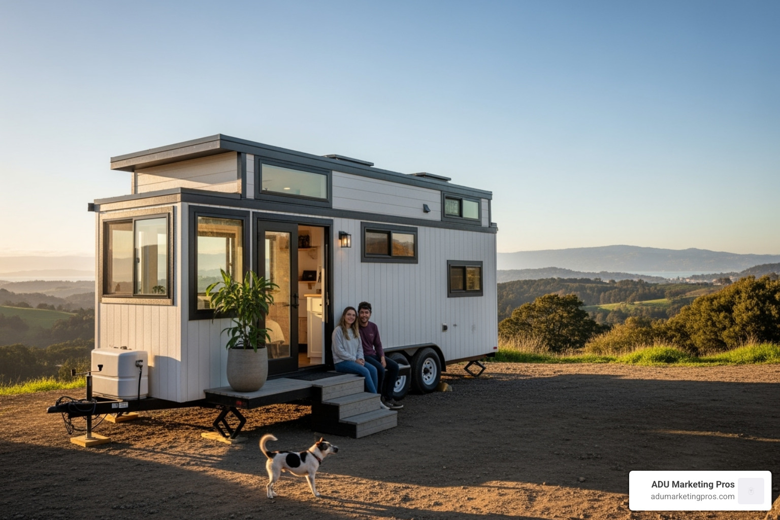 blueprint on table with magnifying glass over zoning code - tiny home builders bay area