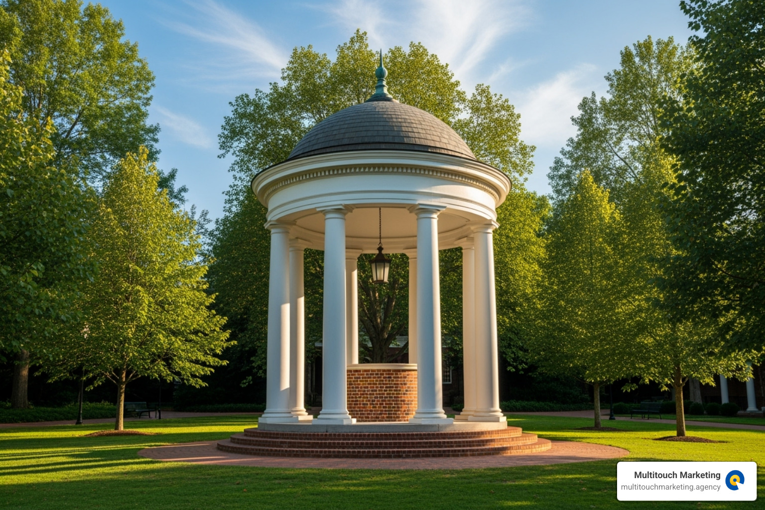 Local Chapel Hill landmark like the Old Well - local seo chapel hill