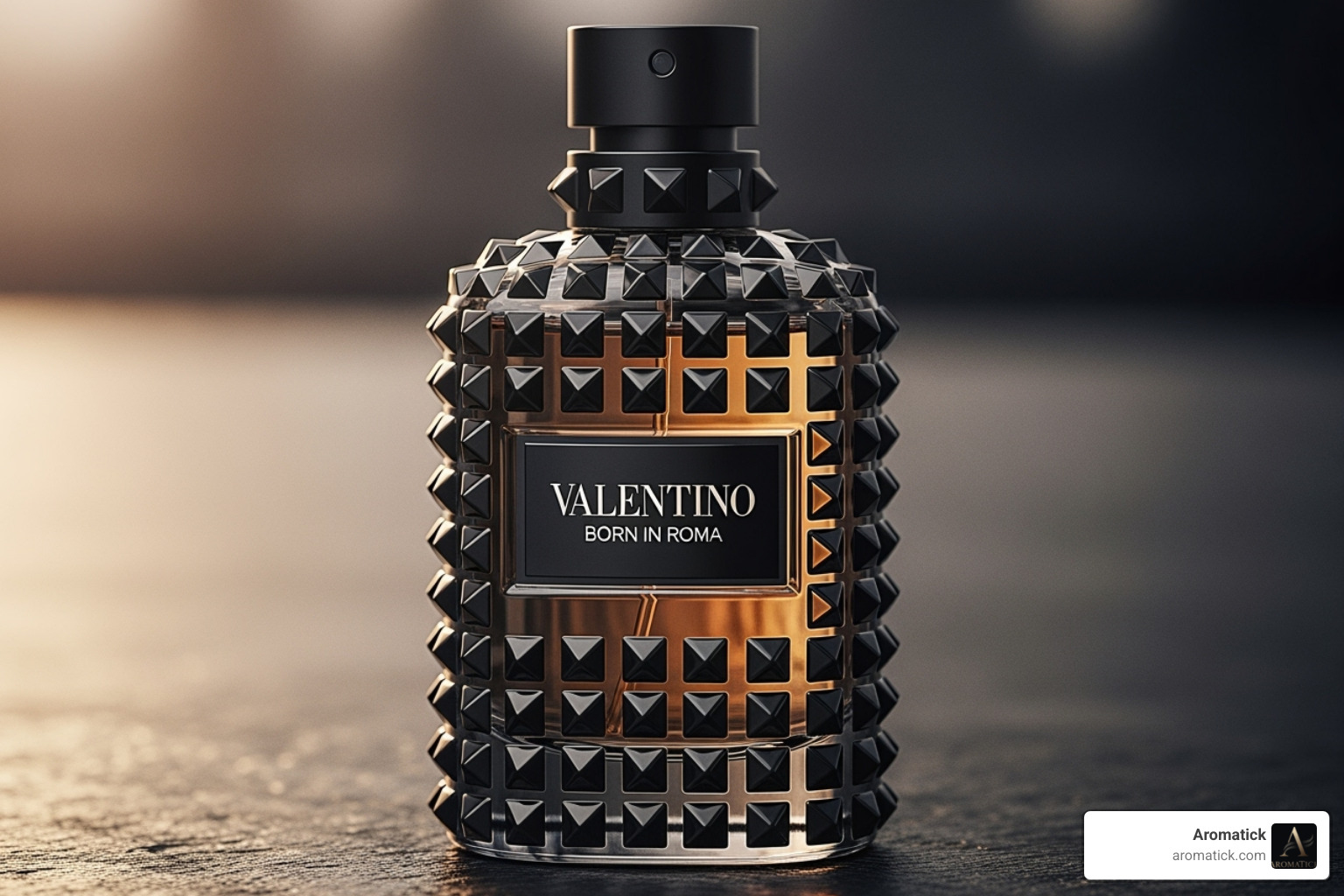 studded Valentino Uomo Born in Roma bottle - perfume valentino man studded Valentino Uomo Born in Roma bottle - perfume valentino man