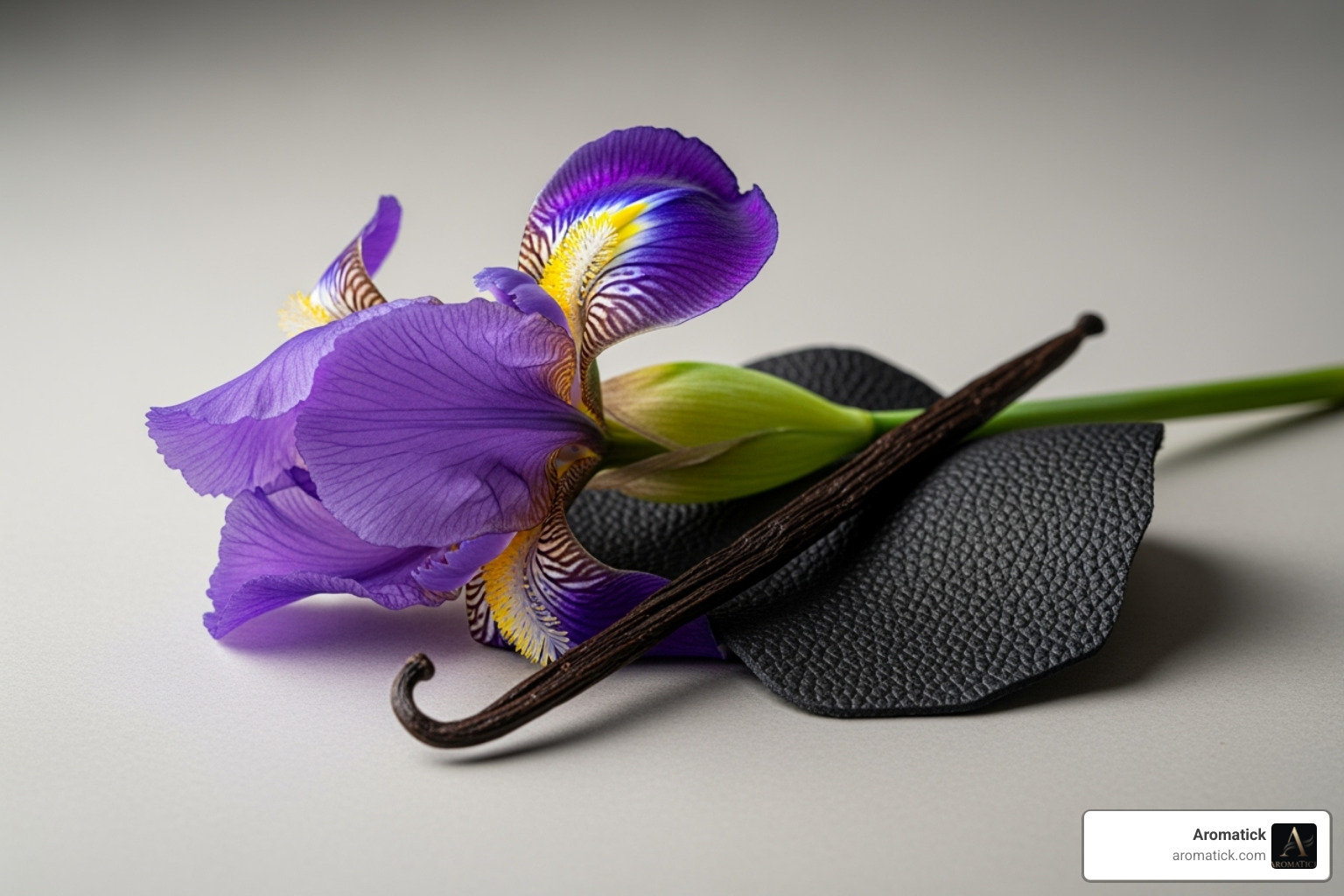 iris flower, vanilla bean, and a piece of black leather - valentino man intense eau de parfum iris flower, vanilla bean, and a piece of black leather - valentino man intense eau de parfum