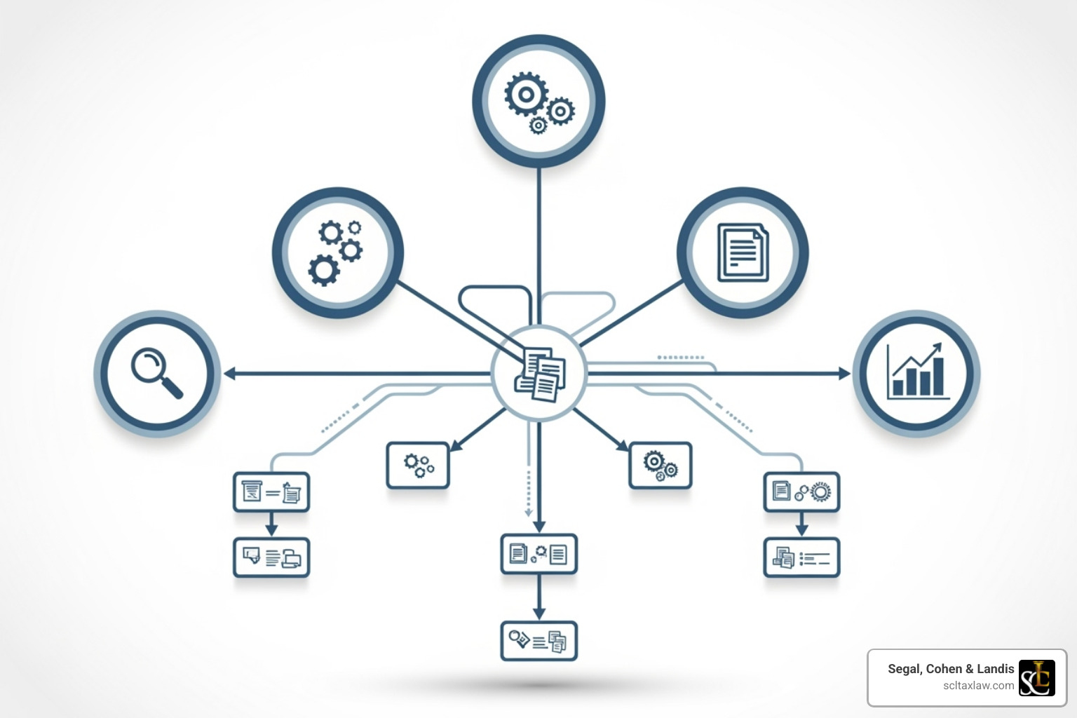flowchart showing different types of IRS audits - 2025 tax audits