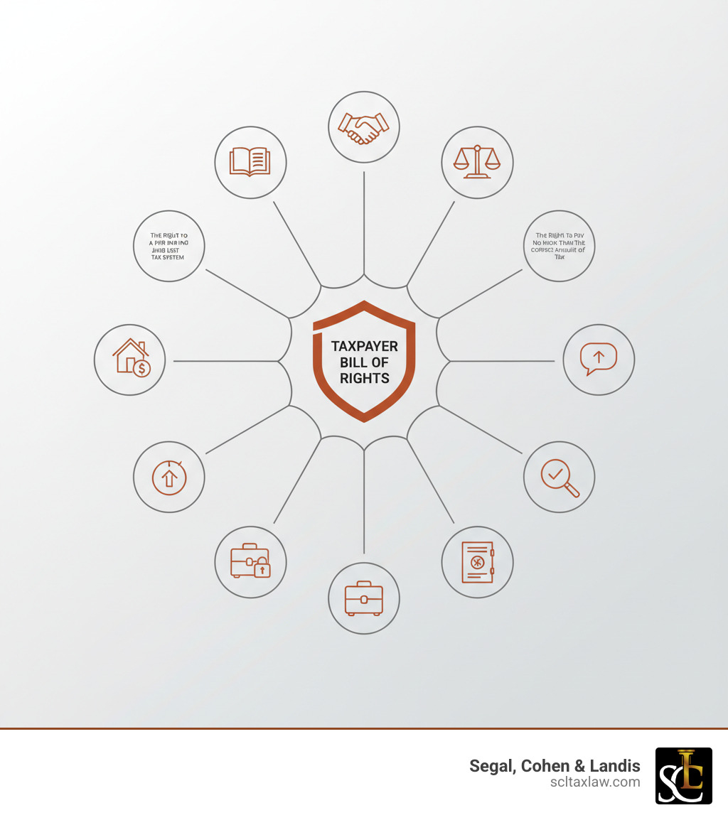 Taxpayer Bill of Rights infographic - types of irs audits infographic 