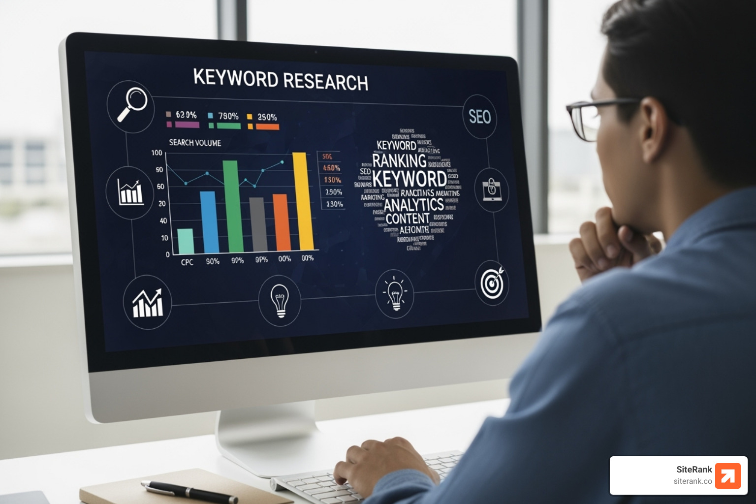 dashboard showing keyword difficulty and search volume metrics - Best keyword research tools dashboard showing keyword difficulty and search volume metrics - Best keyword research tools