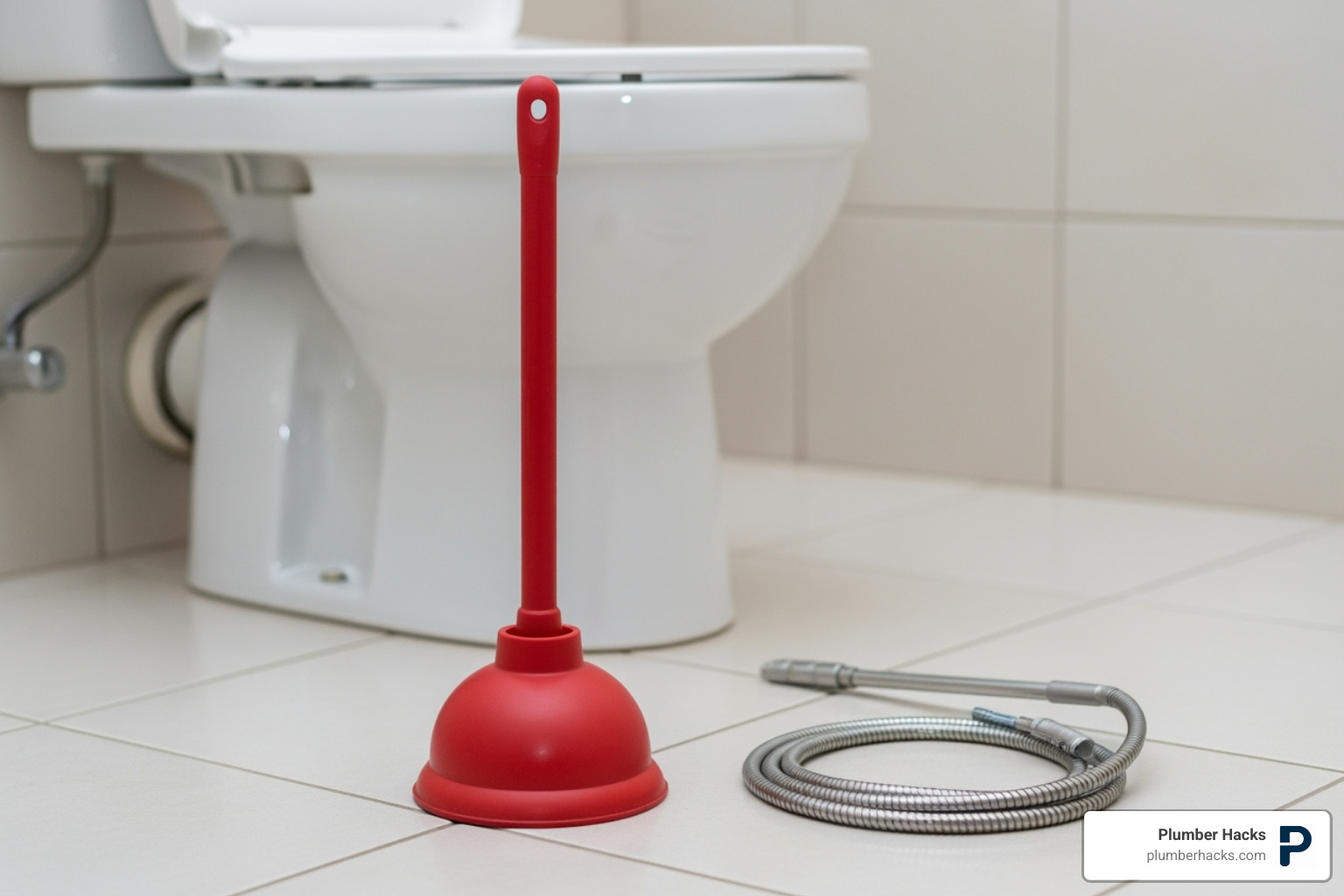 standard toilet plunger and toilet snake - clogged toilet repair riverside ca