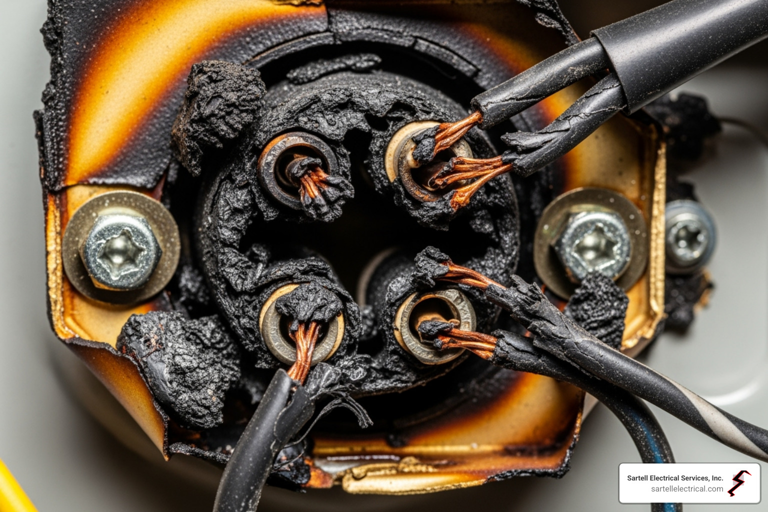DIY electrical gone wrong - electrical home repair service