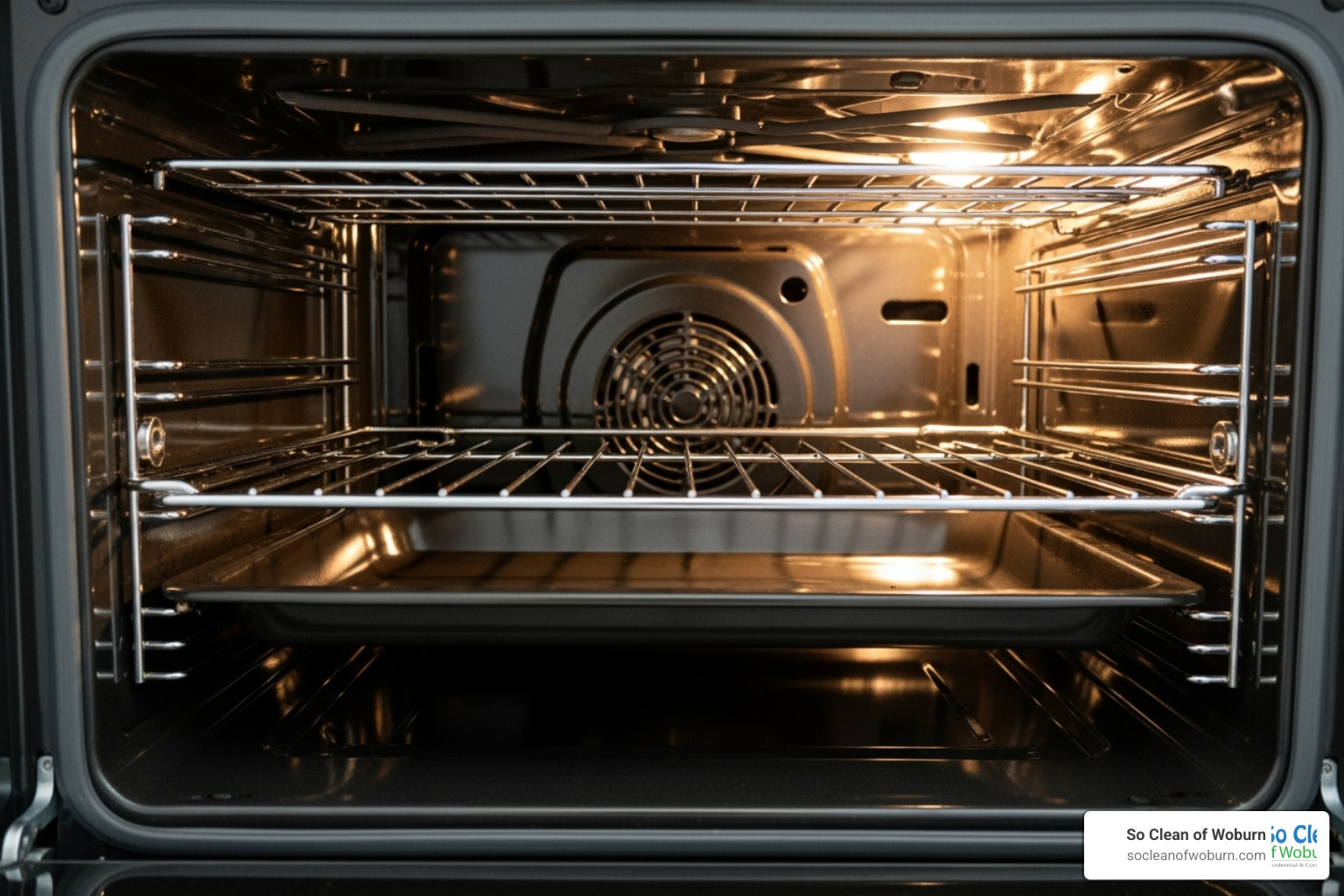 A sparkling clean oven after a professional cleaning, reflecting light. - 2 bedroom flat cleaning price A sparkling clean oven after a professional cleaning, reflecting light. - 2 bedroom flat cleaning price
