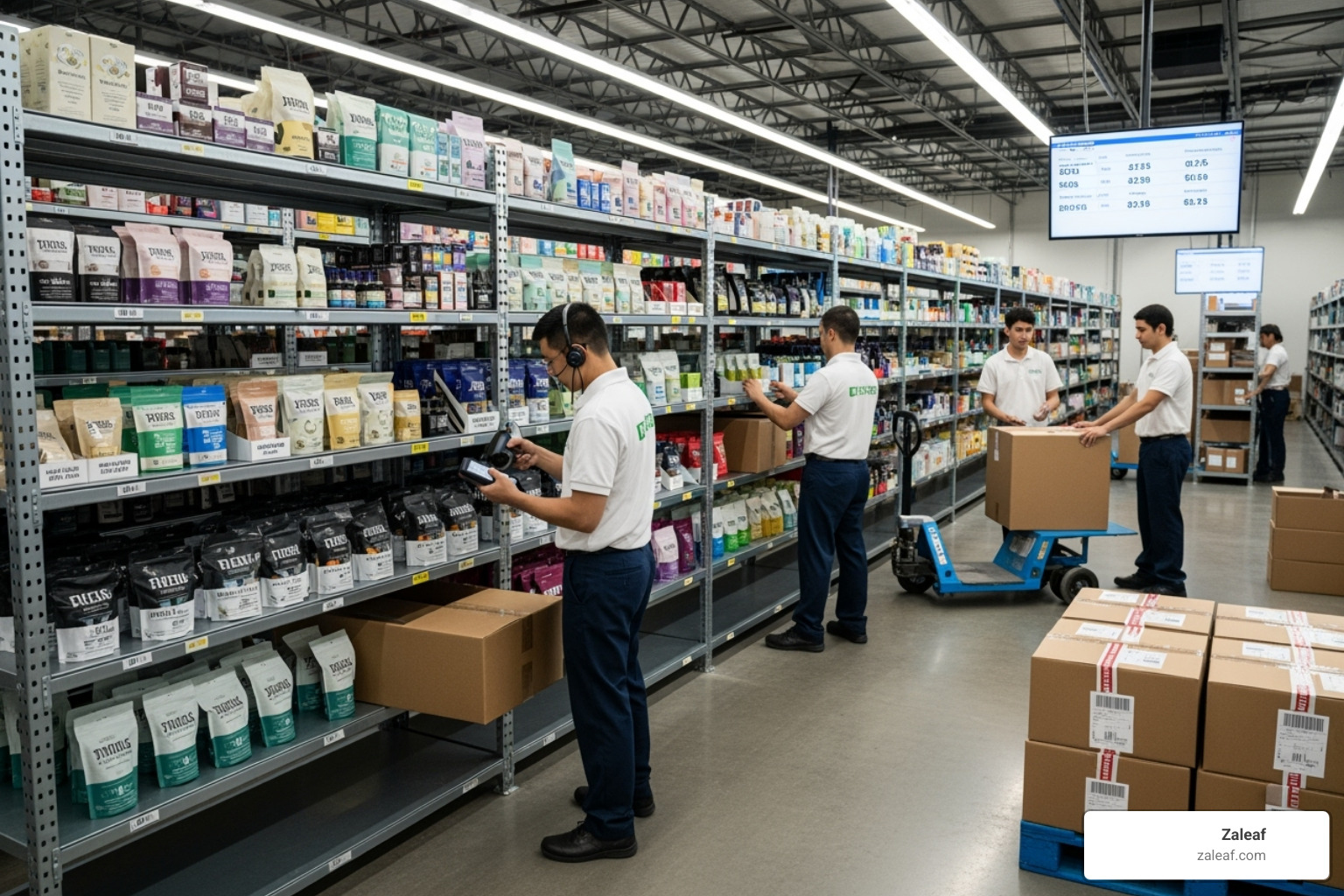 Zaleaf fulfillment station - legal cannabis delivery