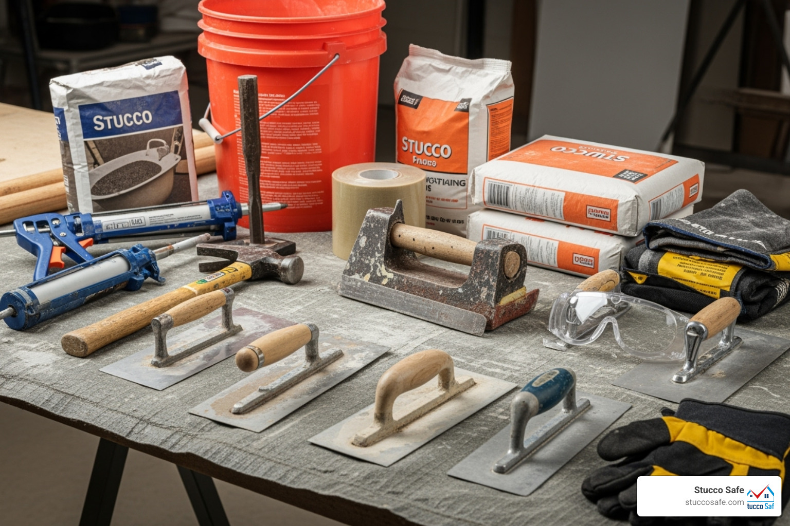 tools and materials for stucco repair - how to fix stucco exterior walls