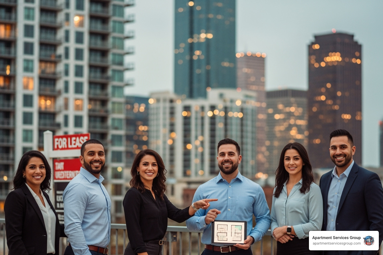 property owner viewing a financial dashboard on a tablet - midtown houston property managers