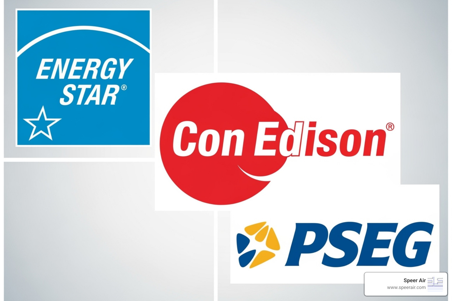 collage of logos for ENERGY STAR, Con Edison, and PSEG - hvac savings rockaway collage of logos for ENERGY STAR, Con Edison, and PSEG - hvac savings rockaway