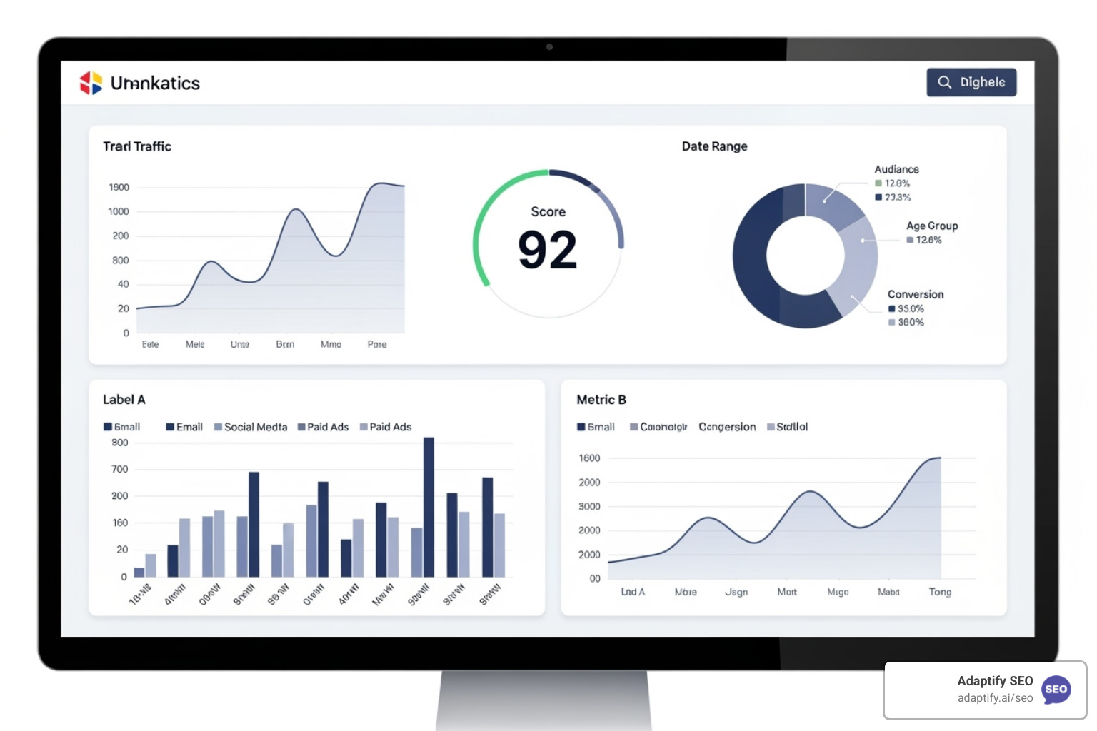 Semrush Authority Score Checker interface - website domain authority checker