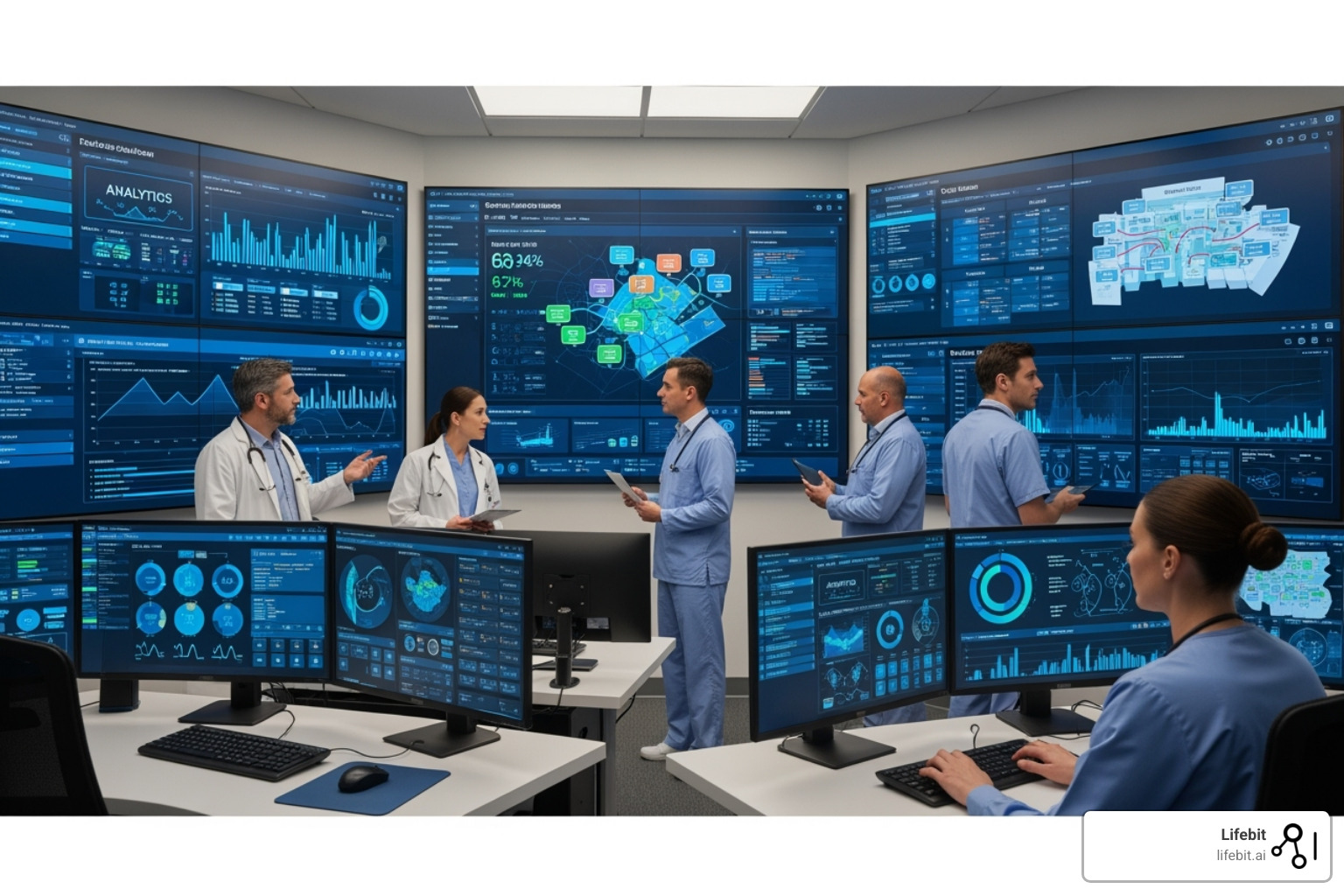 hospital command center powered by analytics - Advanced analytics healthcare
