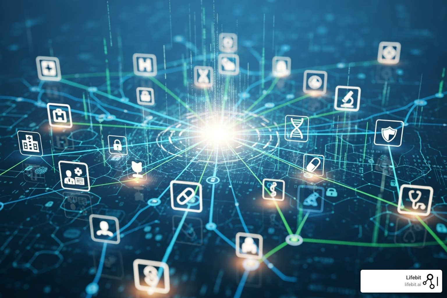 secure data flow between providers, researchers, and payers - Advanced analytics healthcare