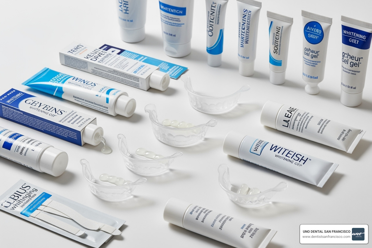 various OTC products like strips and generic trays - teeth whitening pros cons various OTC products like strips and generic trays - teeth whitening pros cons