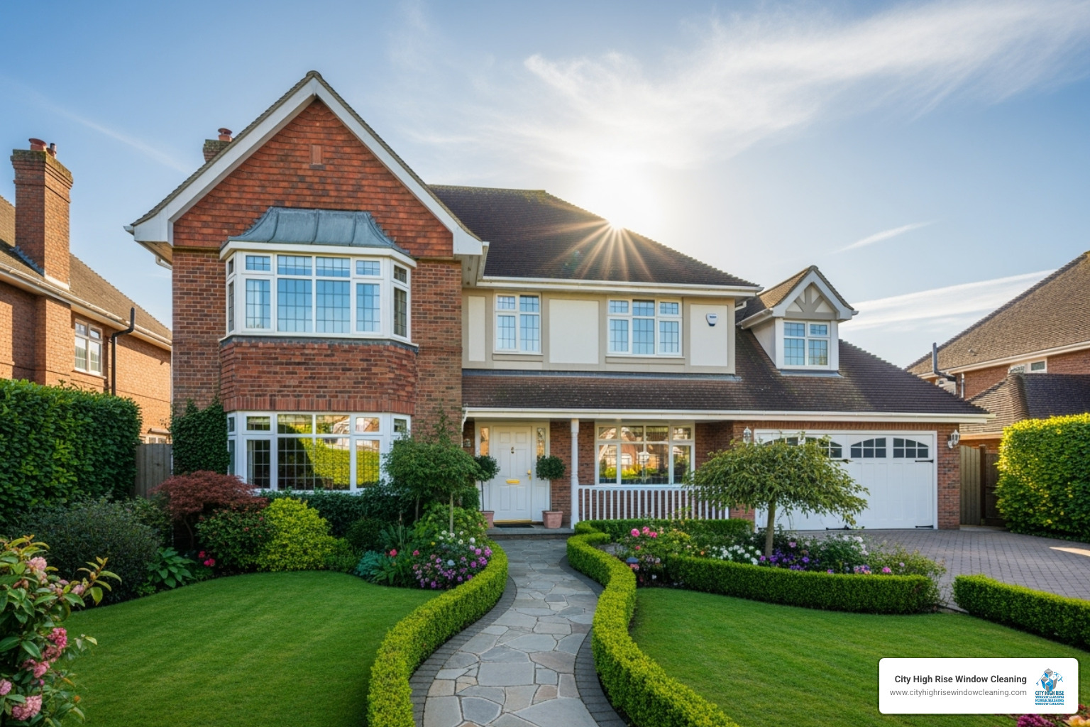 beautiful home with sparkling clean windows - residential window cleaning services beautiful home with sparkling clean windows - residential window cleaning services