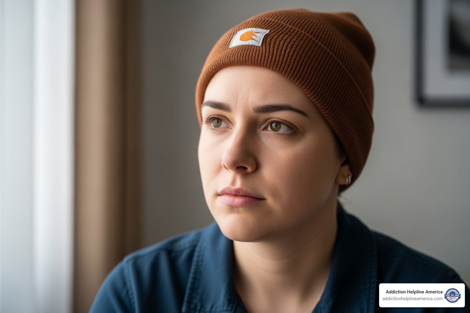 person thoughtfully considering seeking help - Anxiety treatment Tulsa