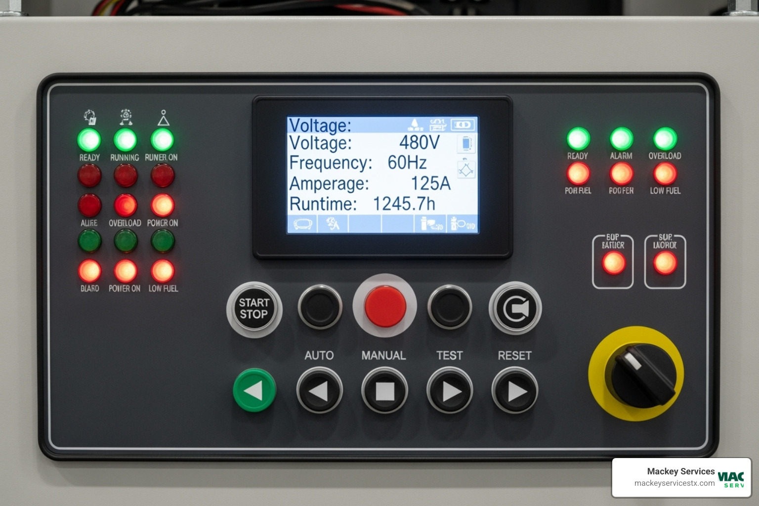 APM402 controller interface - kohler 125 kw generator