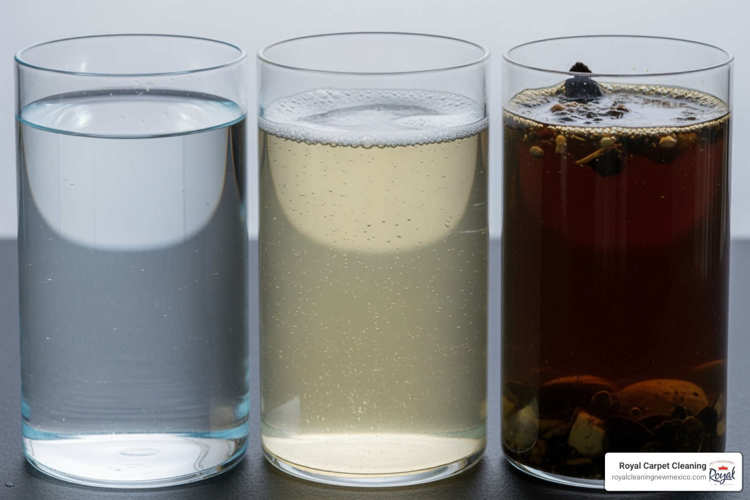Water Damage Categories: Category 1: Clean Water (e.g., burst pipe, rainwater); Category 2: Gray Water (e.g., dishwasher overflow, toilet with urine); Category 3: Black Water (e.g., sewage backup, flood from river) - emergency water extraction