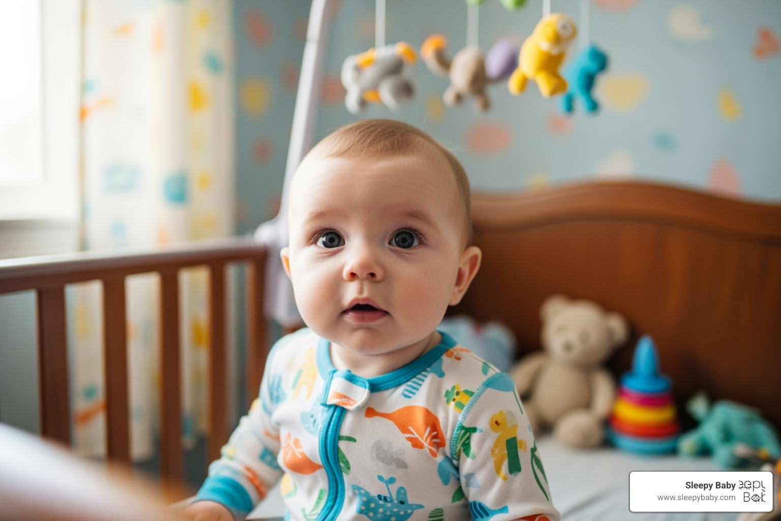 Baby sitting up in crib - 6 month old fighting sleep