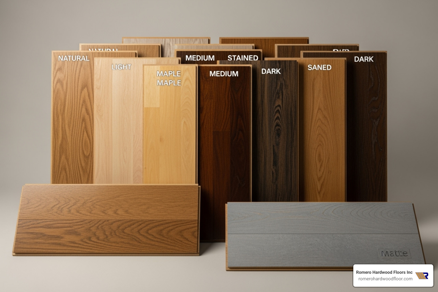 various hardwood plank samples showing different species and finishes - estimated cost for hardwood floor installation various hardwood plank samples showing different species and finishes - estimated cost for hardwood floor installation