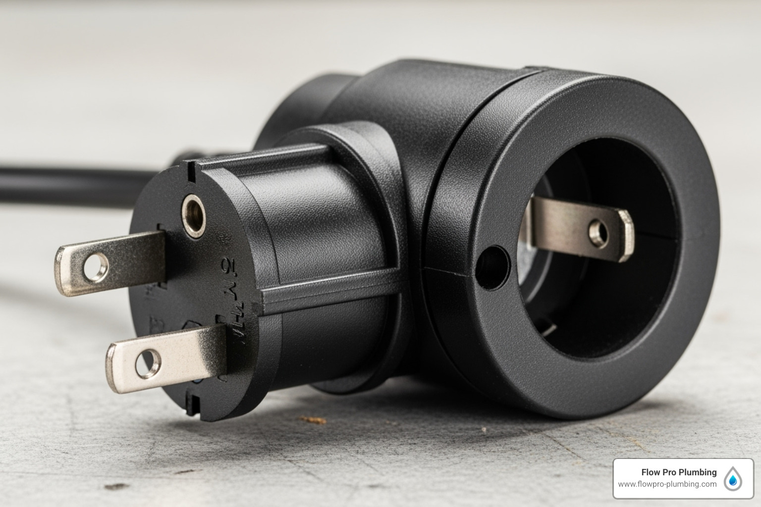 illustration of a piggyback plug for a sump pump float switch - sump pump float switch illustration of a piggyback plug for a sump pump float switch - sump pump float switch