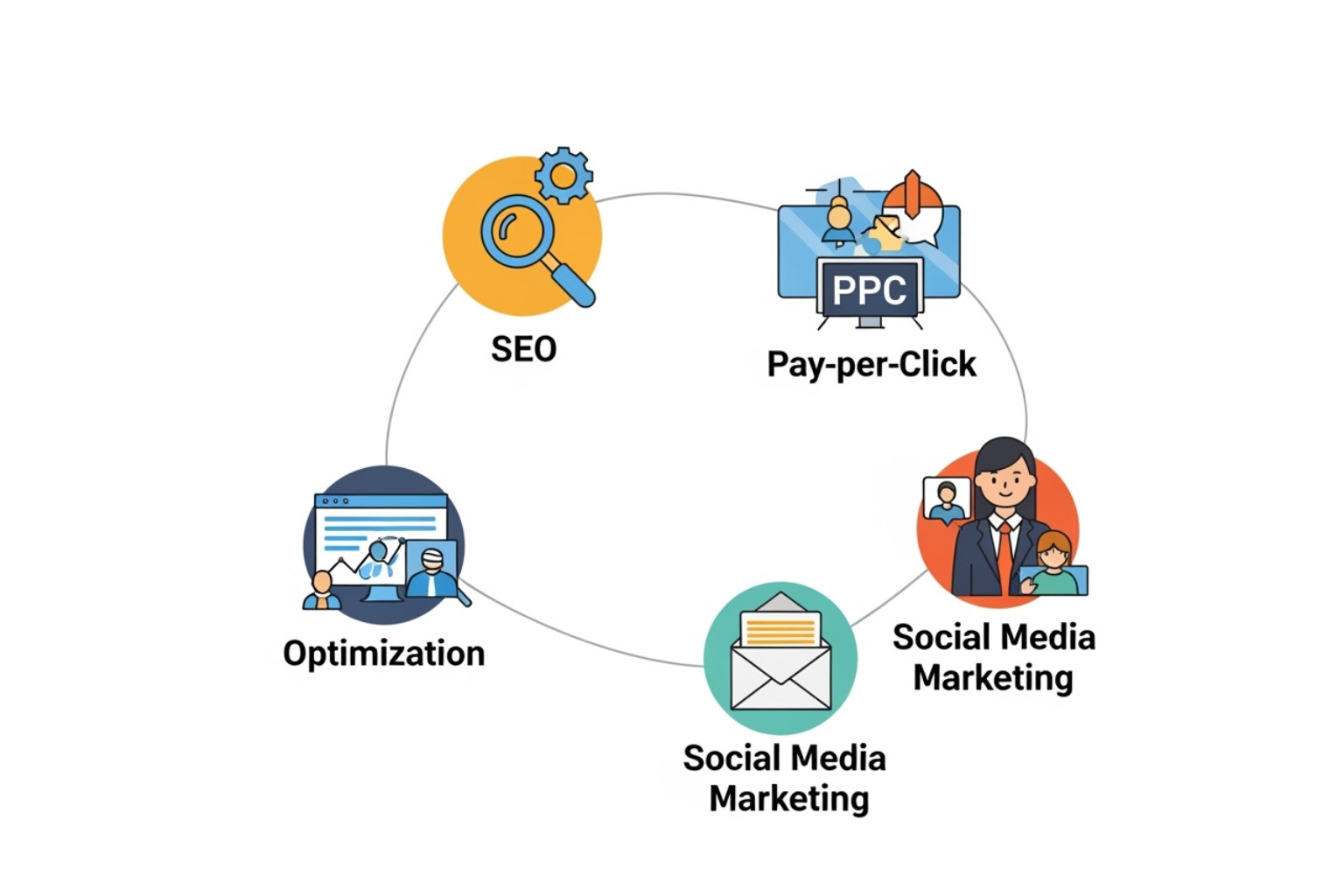 digital marketing channels illustrated - Performance marketing company digital marketing channels illustrated - Performance marketing company