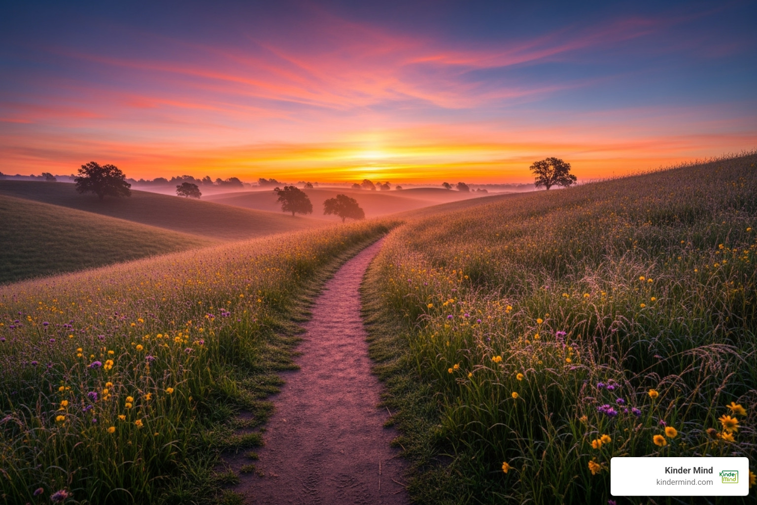 A path leading towards a sunrise, symbolizing a hopeful future - marriage family counselor near me