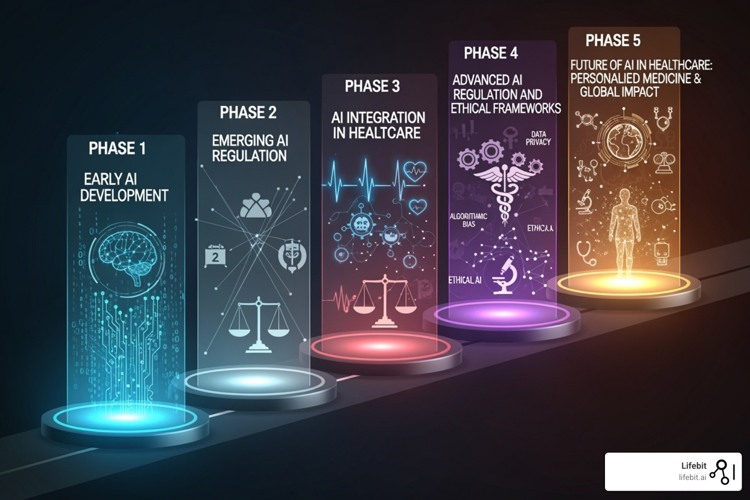 A timeline showing the progression from the AI Airlock pilot to Phase 2 and future regulatory goals - AI-Automated Airlock A timeline showing the progression from the AI Airlock pilot to Phase 2 and future regulatory goals - AI-Automated Airlock