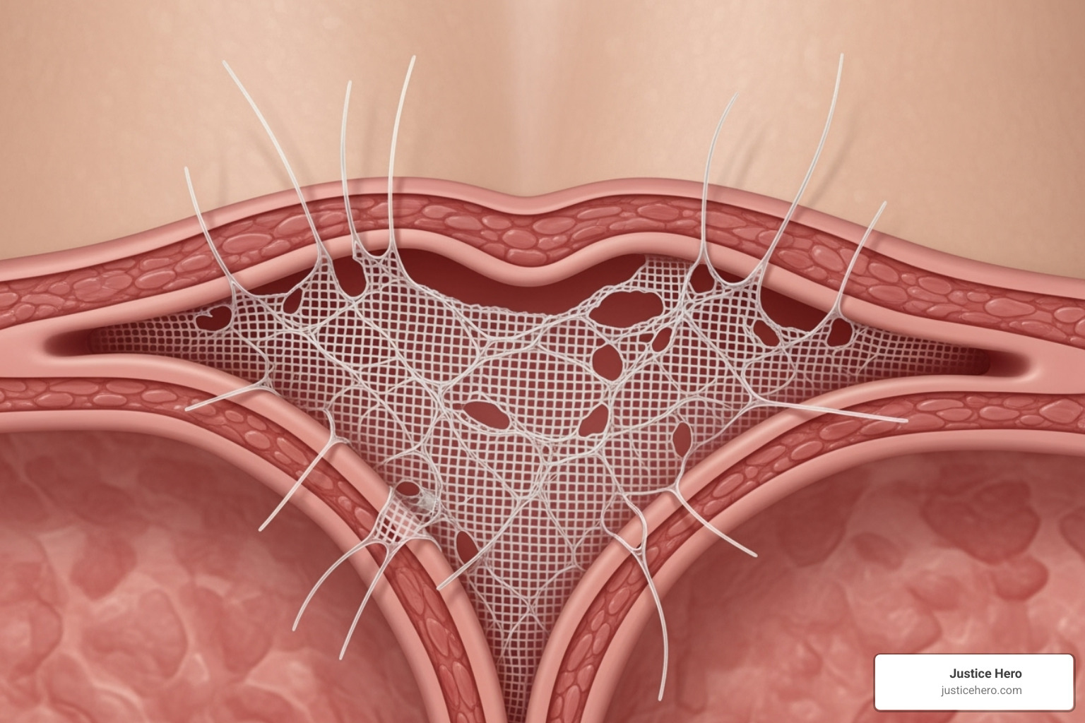 mesh erosion into the vaginal wall - mesh surgery complications