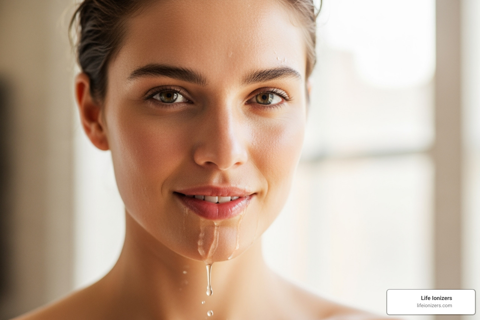 a person feeling energetic and hydrated - Healthy drinking water