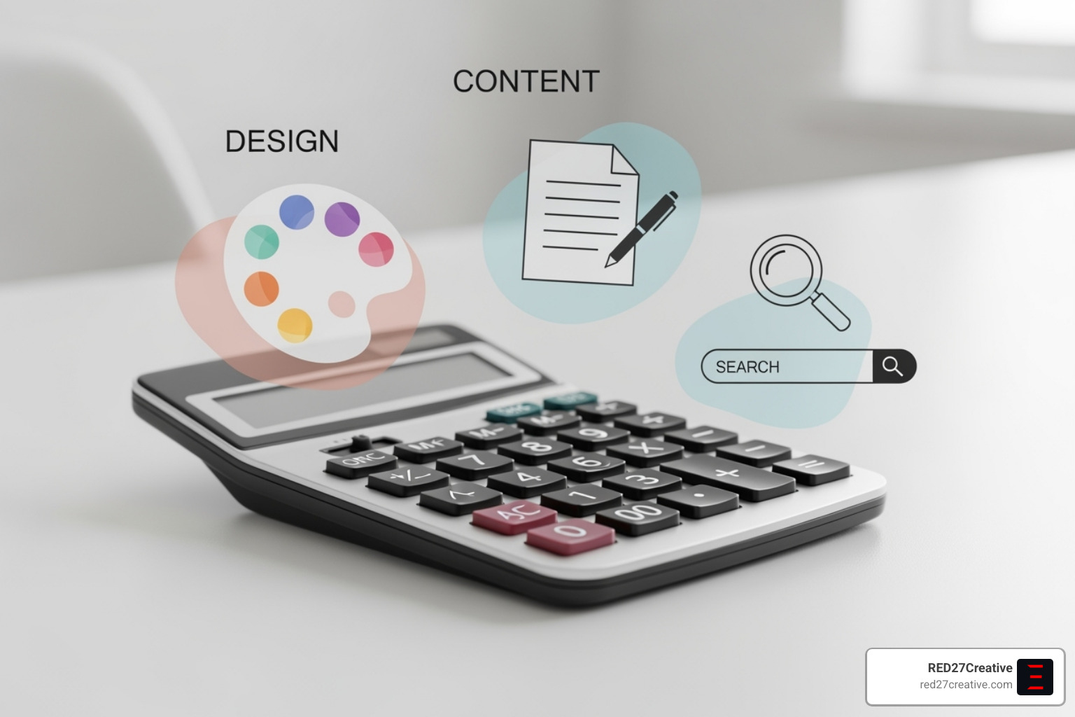 An image of a calculator with icons representing design, content, and SEO, symbolizing the various cost components of web design packages - seo web design packages An image of a calculator with icons representing design, content, and SEO, symbolizing the various cost components of web design packages - seo web design packages