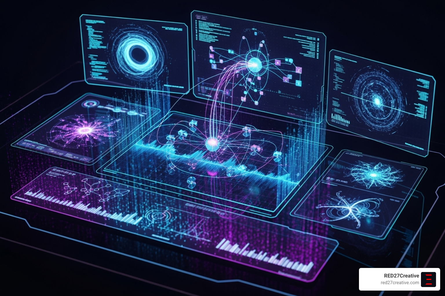 A futuristic interface with AI and data visualizations, symbolizing advanced technology and data-driven insights - software consulting companies A futuristic interface with AI and data visualizations, symbolizing advanced technology and data-driven insights - software consulting companies