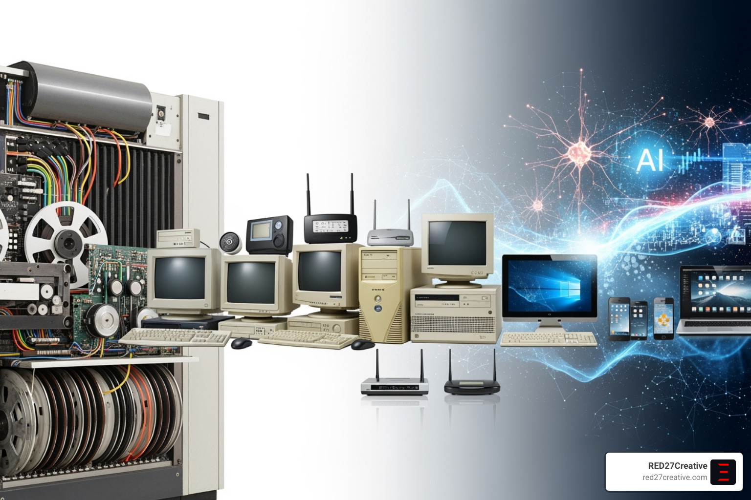 A timeline showing the evolution of software from mainframes to AI, illustrating key milestones and technological shifts - software consulting companies A timeline showing the evolution of software from mainframes to AI, illustrating key milestones and technological shifts - software consulting companies
