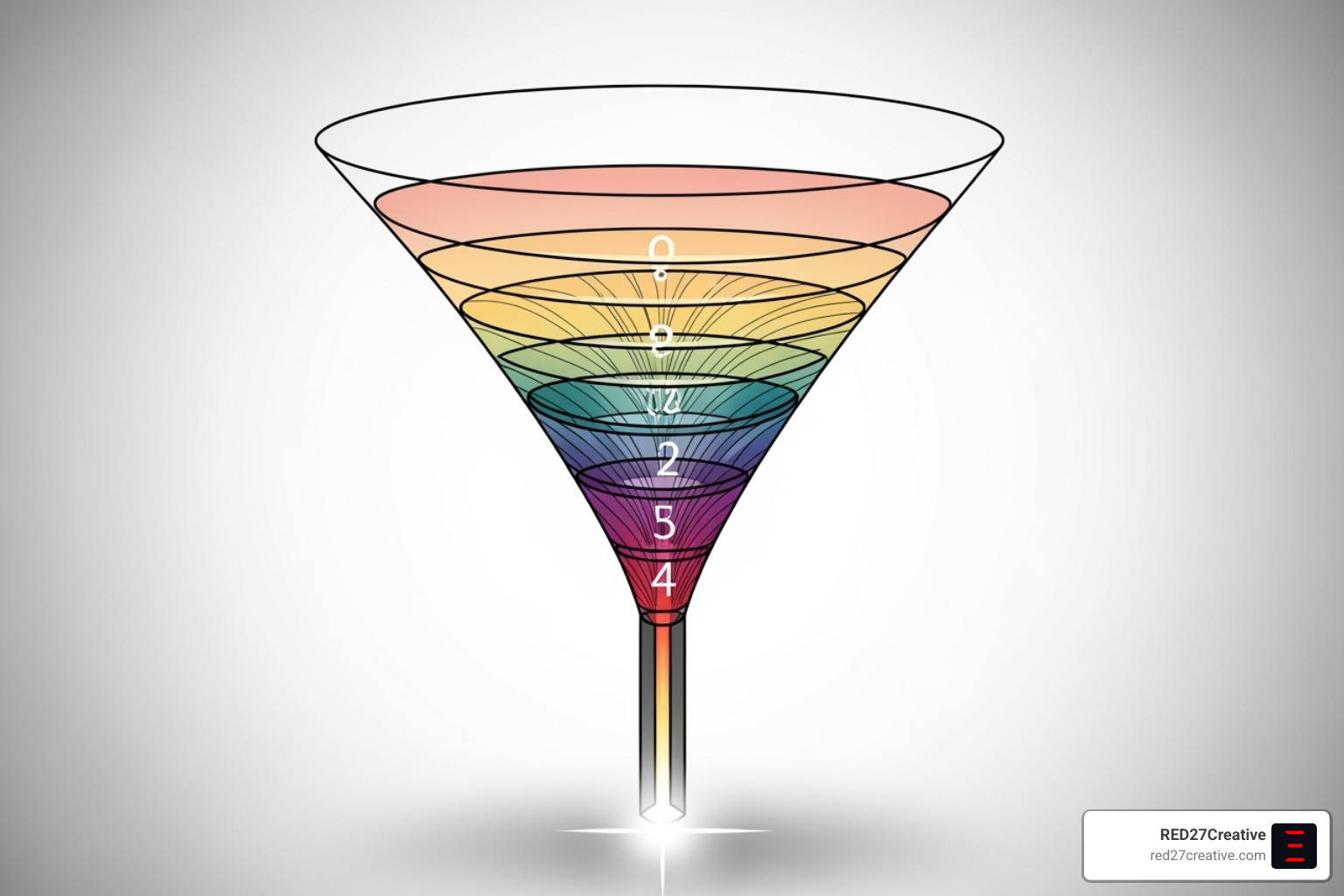 Image of the B2B buyer's journey funnel (Awareness, Consideration, Decision), with examples of content types for each stage - B2B SEO strategies Image of the B2B buyer's journey funnel (Awareness, Consideration, Decision), with examples of content types for each stage - B2B SEO strategies