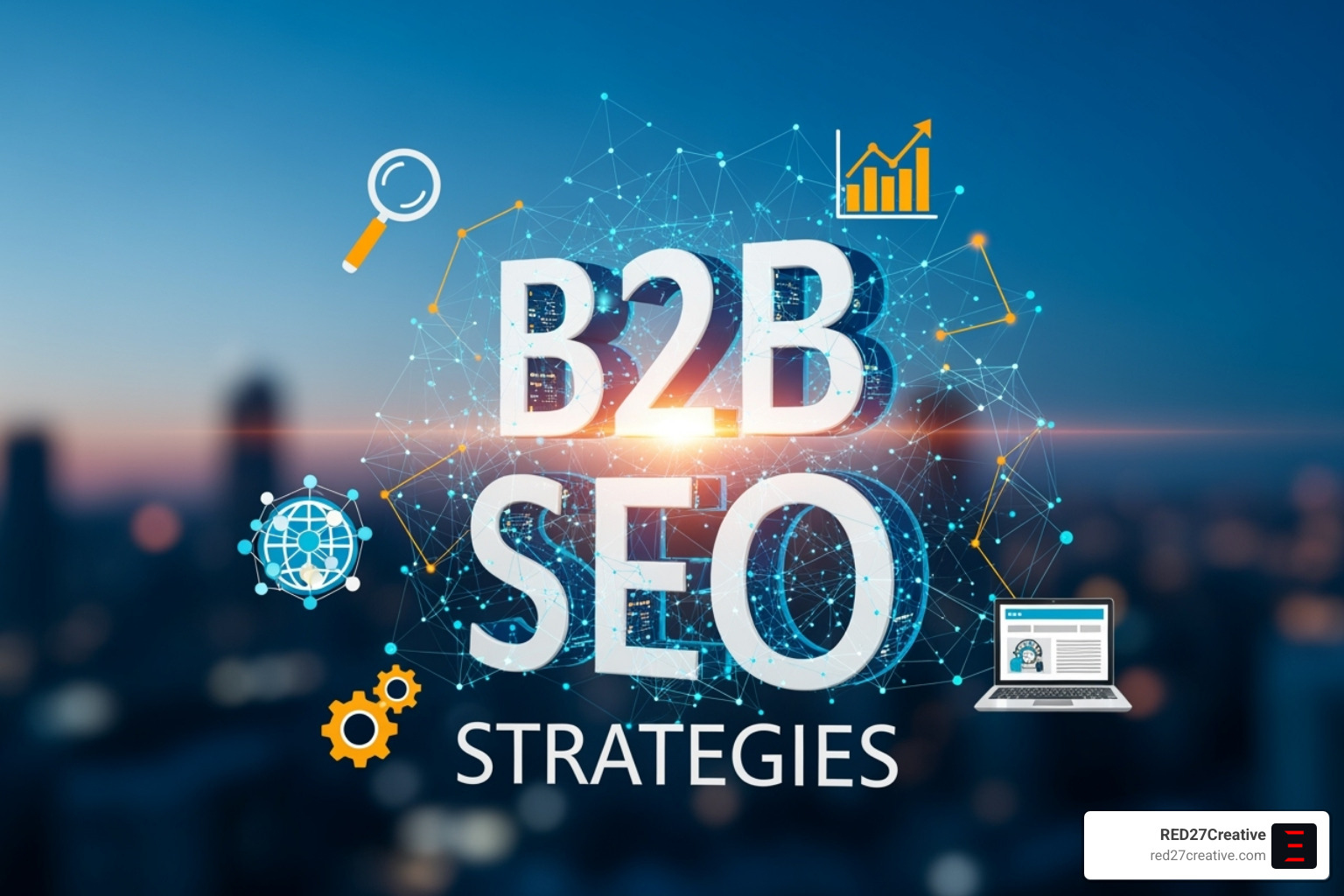 Image of a B2B marketing dashboard showing key KPIs such as organic traffic, conversion rates, lead quality, and ROI - B2B SEO strategies Image of a B2B marketing dashboard showing key KPIs such as organic traffic, conversion rates, lead quality, and ROI - B2B SEO strategies