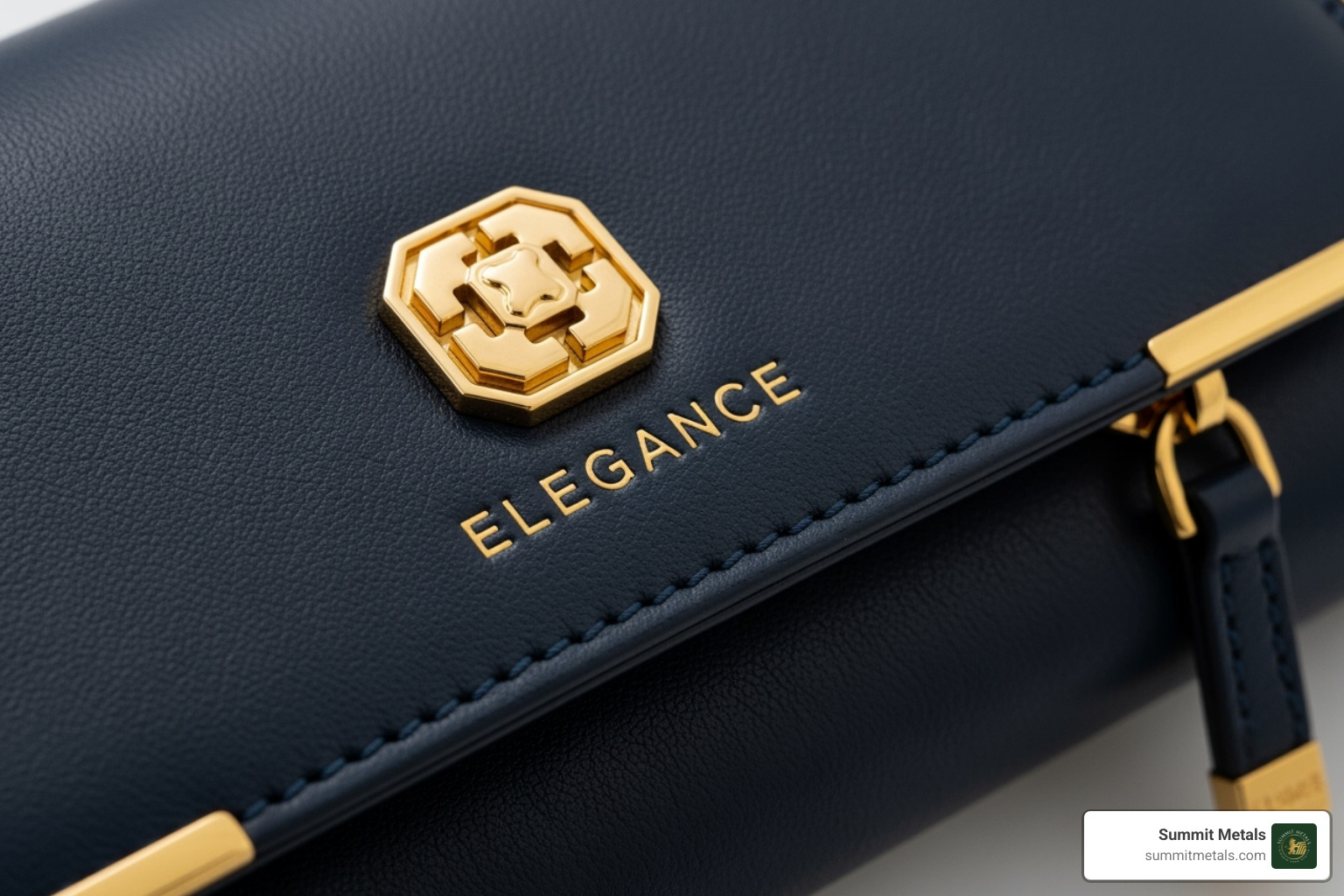 close-up of gold-toned details on a wallet - gold wallet close-up of gold-toned details on a wallet - gold wallet