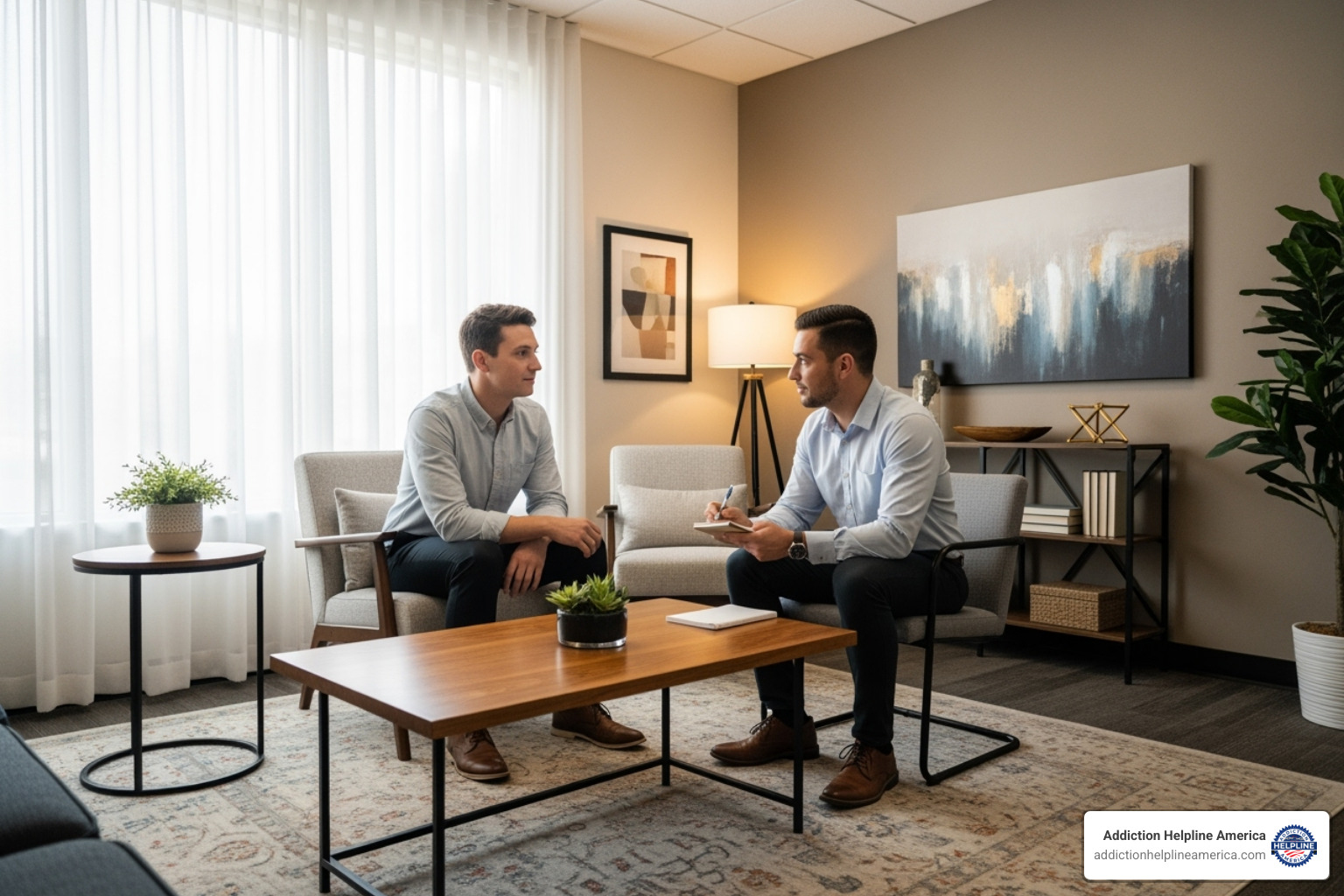 person in consultation at treatment facility - addiction and rehab hotlines person in consultation at treatment facility - addiction and rehab hotlines